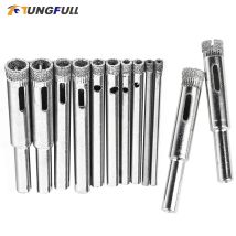 10-teiliges diamantbeschichtetes Lochsägen-Bohrer-Set für Fliesen, Keramik, Glaskern, Lochsägen 3/4/5/6/8 mm, Dremel-Zubehör