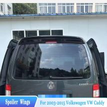 For 2003-2015 VW Volkswagen Caddy MK2 Rear Trunk Roof Lip Spoiler Tail Wings ABS Material  Car Parts Tuning Body Kit Accessories