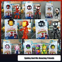 Original Marvel Legends Spiderman Spider Man Spidey And His Amazing Friends Black Cat Action Figures Kids Christmas Gifts Toys