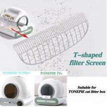 TONEPIE Katzentoilette, abnehmbarer Filter, automatisch, TI PRO TI+, Katzentoilette, Siebfilter, Haustier-Bettpfannen, Zubehörprodukte