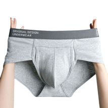 Männer Baumwolle Slip Hohe Qualität Bequeme Unterhose Atmungsaktive Weiche Unterwäsche Männlich Große Größe U Ausbuchtung Beutel Höschen Cueca