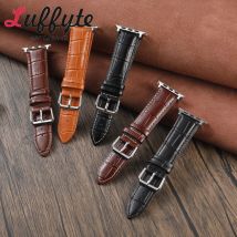 Lederarmband für Apple Watch Band 38/40/41/42/46/49/44/45 mm Uhrenarmband für Iwatch 10 9 8 7 6 5 4 3 2 1 Se Ultra 2 ﻿