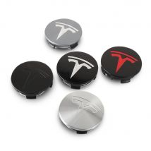 4pcs 56mm Car Wheel Center Hub Caps Rim Cover For Tesla Model 3 Model S Model X  Coil Mod WYE K80 Roadster Invader  Mod WYE K80