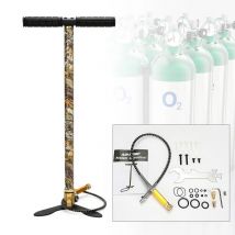 300bar 30mpa 4500psi 3-stopniowa ręczna pompa PCP do karabinów Pcp Air Paintball Sprężarka wysokociśnieniowa Samochód Rower Polowanie