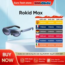 Rokid Max-gafas inteligentes AR 3D, lentes Micro OLED de 215 ", pantalla máxima de 50 °, FoV, para teléfonos, PC, pantalla proyectada, todo en uno, navidad, novedad