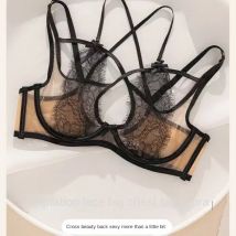 Ultradünner, sexy Spitzen-Ring, dunstig, attraktiv, bequem, weicher Stahlring an der Unterstützung, um ein Durchhängen des Kreuzes zu verhindern. Schöner Rückenwechsel