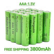 Batteria AAA da 1,5 V Batteria ricaricabile da 3800 mAh Batteria NI-MH da 1,5 V AAA per orologi Mouse Computer Giocattoli So on Spedizione gratuita
