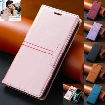 Wallet Style Anti-fall Magnetic Flip With Card Slot Leather Case For Huawei P40 Lite P30 P20 Pro P Smart 2019 Honor 10 Lite