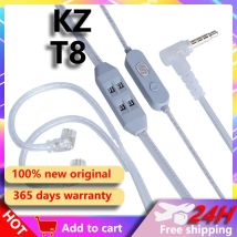 Vorbestellung des KZ T8-In-Ear-Monitorkabels, elektronisches 8-stufiges Stimmkabel mit Dual-Mic, Hifi-Audio, austauschbarem Ohrhörerkabel