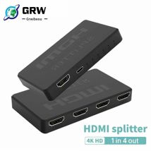 4x1 HDMI-kompatibel Video Switcher HD 4K HDMI Splitter 1 in 4 out HDMI Schalter 2x1 HUB Adapter Für PS4 Laptop Monitor Projektor