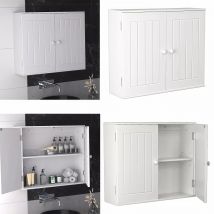 BRIEFNESS Armadietti a doppia porta, organizer da bagno a parete/autoportanti, armadi impermeabili (cucina, bagno, WC)