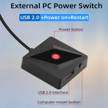 Desktop-Computer Peripherie Schalter Tasten Verlängerungskabel Anti-diebstahl Effiziente USB 2,0 Schnittstelle Für Home Office Internet Cafe