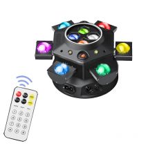 6 Teste 10X10W Testa Mobile Fascio di Luce Laser Effetto Stroboscopico DMX Luce da Palcoscenico a Colori LED Fascio di Luce Rotante DJ Disco Party Bar