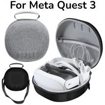 Eva trage tasche für meta quest 3 headset aufbewahrung tasche stoß feste schutz tasche mit schulter gurt vr brille zubehör