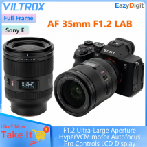Obiektyw VILTROX AF 35mm F1.2 LAB FE/Z Full Frame z bardzo dużą przysłoną, autofokusem, silnikiem HyperVCM i wyświetlaczem LCD, do Sony E i Nikon Z