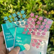 40 Stück Pickel-Patches, niedlicher Stern-Zit, deckt Sterne, Flecken, Markierungen, Hydrokolloid-Concealer, Schönheits-Make-up-Werkzeug, Reparaturaufkleber ab