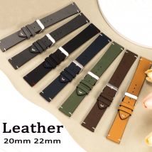 Hochwertiges Leder für Seiko-Armband für Omega-Uhrenarmbänder, 20 mm, 22 mm, Business-Schnellverschluss-Zubehör, traditionelles Uhrenarmband