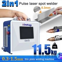 QCW 600W 6J Punktlaserschweiß-Schneidemaschine Pulslaserschweißgerät für dünnes Metall 0,3-0,5 mm