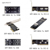 Dual&Four Slimline SFF-8654 8X4 NVME zu PCIE Express 3.0 4.0 Raid Karte VROC Raid0 Hyper Adapter