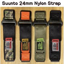 Für Suunto 24mm Nylon Loop Strap Armband Für SUUNTO7/9/9baro/Spartan Sport Easy Fit Uhr Band D5 Austauschbare Armband Gürtel