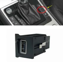 Für vw volkswagen passat 11-15 schnell auto ladegerät qc3.0 usb schnitts telle buchse schnell ladegerät auto telefon lade adapter taste