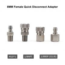 AIR CO2 Foster Quick Disconnect Male/Female Adapter Fill Nipple Blind Plug |   Gewinde 1/8NPT&1/8BSP&M10*1