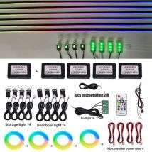 Parti di luce sinfonica 18 in 1 35 cm 75 cm 110 cm Striscia di striscia Principale/sub Controller Lampada per porta Luce per piedi Accessori in acrilico