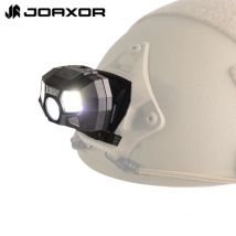 Casco tattico a LED montato su JOAXOR NVG Shield Mounted Light induzione di ricarica USB adatta per la caccia e la pesca all'aperto