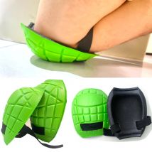 1 paio di protezioni per il ginocchio, piastrelle, fango, lavoratori, pasta per il ginocchio, pavimento, mattoni, artefatti, umidità, ispessimento, mattoni, giardino, strumenti di lavoro manuale