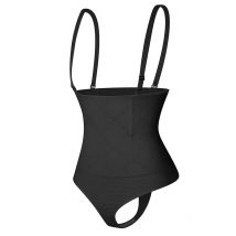 Sexy Body Shapewear Thong Waist Trainer Corset Open Bust Body Shaper New Invisible Bodysuit Slimming Belly Underwear Faja