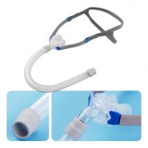 CPAP Nasal Pillows Mask Use For Auto CPAP BiPAP With Headgear & Tube Anti Snoring Apnea Nose Masks Sleep Helping Accessories