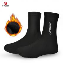 X-TIGER Winter Cycling Shoes Cover Thermal Fleece MTB Bike Overshoes Waterproof waterproof shoes covers  cycling accessories