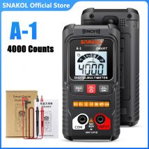 Multimetro digitale professionale AC DC NCV Multimetri intelligenti Multimetro Ohm Misuratore di tensione Gamma automatica 600V Tester per elettricisti