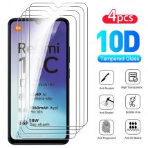 4PCS Gehärtetem Glas Für Xiaomi Redmi 14C 13C 12C 10C 9C Screen Protectors Für Xiaomi Redmi 10A 9A 9AT 9H Glas Schutz Film