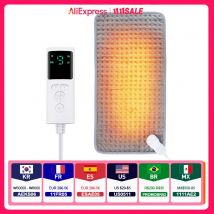 58 * 29 CM Elektryczny koc grzewczy Podgrzewana mata Elektrolatek Podkładka do łóżka Sofa Ciepłe zimowe koce termiczne Cieplej do użytku domowego