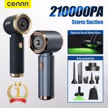 CENRR 210000PA Mini Aspirapolvere per Auto Portatile con Forte Aspirazione, Aspiratore Senza Fili Potente per Pulizia Auto