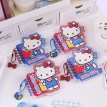 12 pz/lotto Kawaii Sanrio Kitty Memo Pad Carino Portatile Note Book Diario Planner Regalo di Cancelleria Forniture Scolastiche