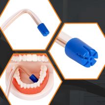 10 stücke Speichel Auswerfer Dental Saug Tipps Low Volume Aspirator Rohr Spray Düsen Mundpflege Werkzeug Zahnmedizin Einweg Materialien