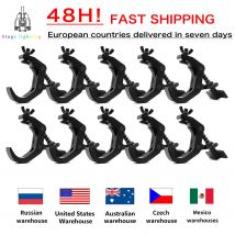 10 Pz/lotto Durevole Heavy Duty Ganci Morsetto In Lega di Alluminio 150kg 40-60mm Staffa Fase Luce Della Fase Gancio Luce Morsetto Supporto Traliccio