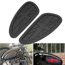 Adesivi Universali Antiscivolo per Serbatoio Moto, Protezioni Laterali per Ginocchia, Compatibili con Royal Enfield Interceptor 650, T100, T120