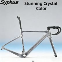 Syphus T1100 Carbon Gravel Rahmenset Scheibenbremse BB386 Internes Kabel Gravel Fahrrad Rahmenset Rennrad