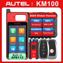 Autel MaxiIM KM100 Key Fob Programming Immobilizer Tool 2PCS Autel IKEY for 60s Key Generation OBD IMMO Key Learning on 99% Car