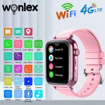 Wonlex 4G Watch Kids GPS WiFi Location KT34 Video Call SOS Alert Tracker Monitor Google Store Game Children's smart watch 2025