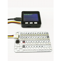 M5Stack Official CardKB v1.1 Mini 50-Key QWERTY Keyboard Unit with ATMega8A MCU, I2C, RGB LED, Programmable for UIFlow (MEGA8A)