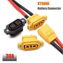 30A XT90NE Lithium-Batterie Lade Stecker Draht Feste Weibliche Kopf Geschweißt Typ Vergoldung XT90 Terminal Männlich Neue Energie stecker