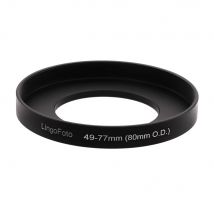 For 80mm Matte Box or 77mm lens filter etc. Step Up Ring Matte Box Adapter 49/52/55/58/60/62/67/72/77/82mm-77mm (80mm O.D)