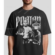 Alex Pereira T-Shirt Streetwear Bootleg Fighter Tee Fighting cotton Vintage round neck Streetwear Tees Short Sleeve