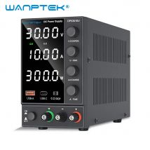 Wanptek Alimentatore CC regolabile 30V 10A LED Banco da laboratorio digitale Fonte di alimentazione Alimentatore stabilizzato Interruttore regolatore di tensione