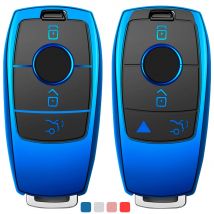 Custodia chiave TPU a 3/4 pulsanti Lcyam per Mercedes-Benz A220 E63S AMG E-Class GLE 350 4MATIC E300 E400 E43 W213 del 2019-2020