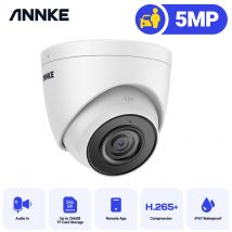 ANNKE Telecamera IP da 5 MP Telecamere di sicurezza POE per interni ed esterni Telecamere di